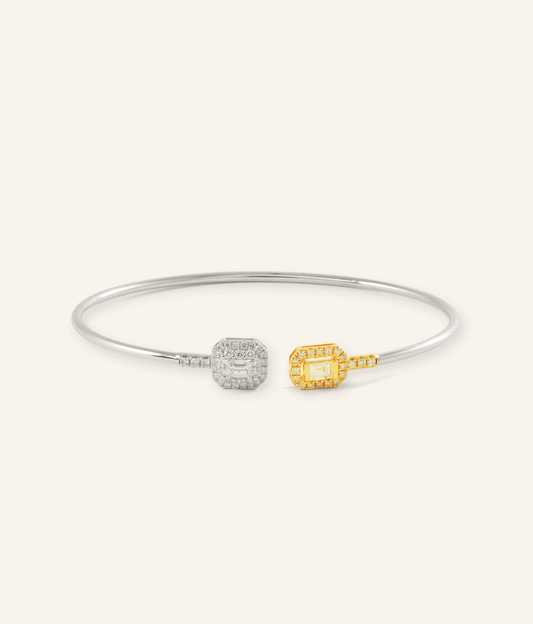 Kathryn Two Tone Bracelet